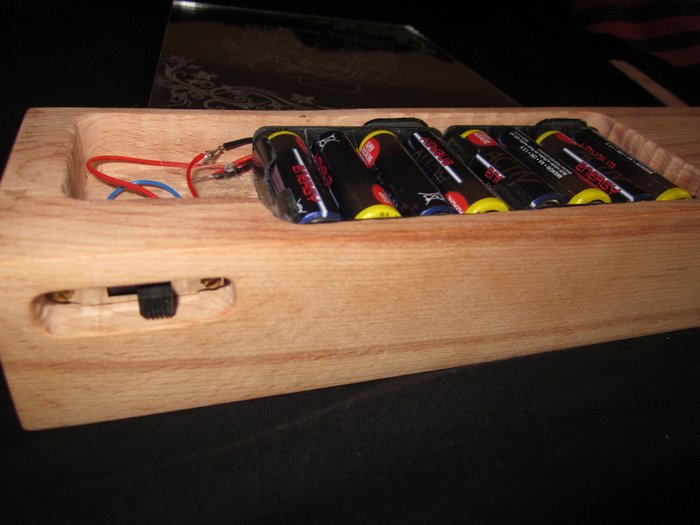 Aussparung für den Schalter