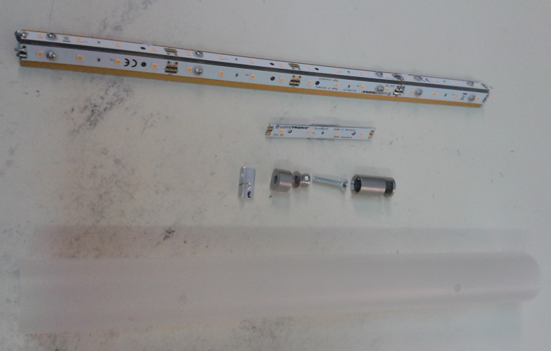 Hier die Einzelteile in Übersicht.