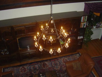 Kronleuchter von oben.